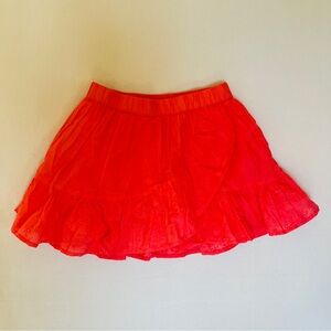 GAP Kids Coral Red Butterfly Eyelet Skort   NWT Girls 8